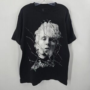 Machine Gun Kelly Mainstream Sellout Graphic T-Shirt Mens Large Black XX Tour